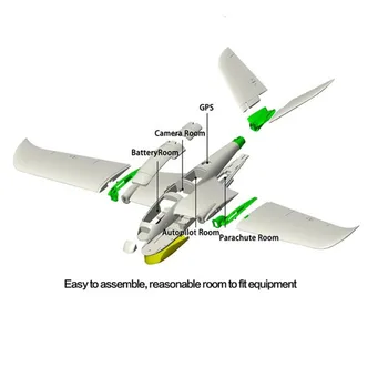 X-UAV TJL Mini Gâscă 1800mm Anvergura EPO Aripi Fixe FPV Avion RC Kit/PNP