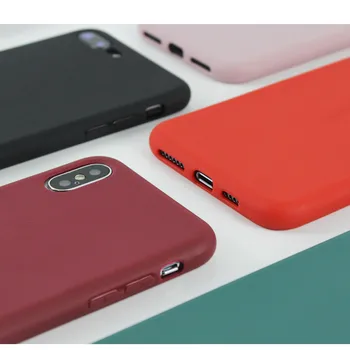 De lux Subțire de Culoare Moale Cazul în care Telefonul pentru Huawei P30 Lite Caz Silicon Capac Spate Capa pentru Huawei p20 Pro Lite Simplu Bomboane de Culoare