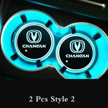 Pentru Changan Eado XT CS35 CS75 CS85 CS95 Dsvin V7 Accesorii Auto Cu 7 Colorat Inteligent cu Led-uri Auto Cana de Apa Luminos Coaster