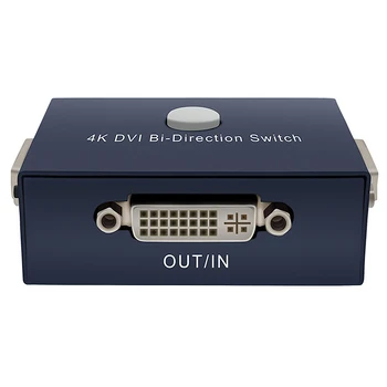 HDMI Switch 4K@30 hz 2X1 DVI Bi-Directional HDMI Switcher UHD 4Kx2K Splitter pentru HDTV/PS4/ One/Apple TV/Stick de Foc
