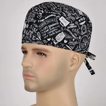 Hennar Oameni de imprimare bonetă în cu cravată înapoi de banda pentru cele mai multe dintre bărbați cap