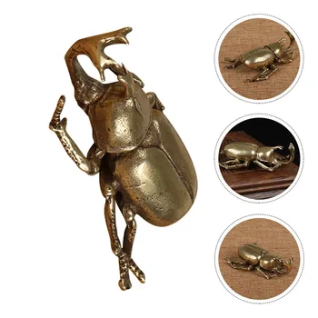Creative Beetle Podoabă Cupru Beetle Decor Cupru Insecte În Formă De Artware