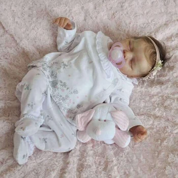 Renăscut Baby Realiste Păpușă Jucărie plin de vinil cârpă Papusa corp ca o prințesă Drăguț copil Cadou de Ziua de nastere Copil partenerul Copilului DIY