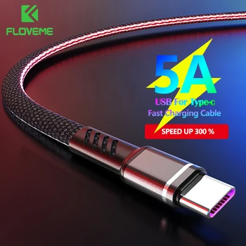 FLOVEME USB Tip-C prin Cablu Pentru Samsung Telefon Xiaomi Taxa de Sârmă de Tip C Cablu Cablu de Încărcare Pentru iPhone 11 12 Pro Max X XS XR