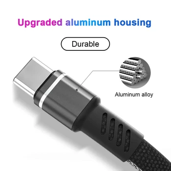 FLOVEME USB Tip-C prin Cablu Pentru Samsung Telefon Xiaomi Taxa de Sârmă de Tip C Cablu Cablu de Încărcare Pentru iPhone 11 12 Pro Max X XS XR