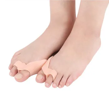 2 BUC Gel de Silicon Degetul mare Corector de Inflamație la picior la Picior Deget de la picior Hallux Valgus Protector Separator Îndreptat Reglare Picior de Îngrijire Instrument