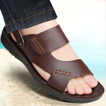 2021 Vara Noi Bărbați Respirabil Pantofi de Plaja si Confortabile, Non-Alunecare Talpă Moale de Moda Fierbinte de Vânzare Sandale Bărbați Kp007