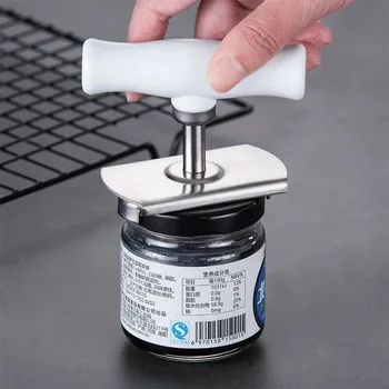 Oțel inoxidabil se poate deschidere reglabil manual șurubul de etanșare capac de demontare deșurubați șurubul deschizator de sticle bucătărie gadget