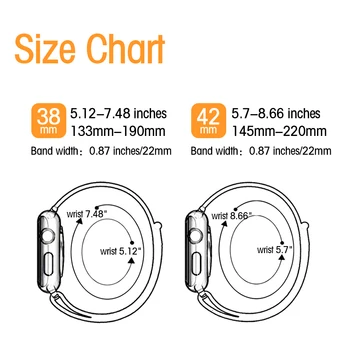 Nailon Trupa Pentru Apple Watch 42mm 38mm 40mm 44mm Sport Respirabil Watchband de Înlocuire Brățară Pentru iWatch seria 6 5 4 3 SE 2