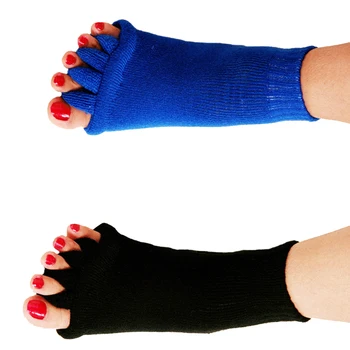 Cinci Separatoare pentru Degetele de la picioare Șosete Hallux Valgus Corector de Inflamație la picior de Reglare Picior de Îngrijire Ortopedice Îndreptat Șosete pentru Pedichiura-30