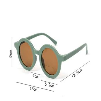 2021 Noi pentru Copii ochelari de Soare Rotund Confort Ochelari de Culoare pentru Copii Ultraviolete-dovada de Ochelari Pentru Copii