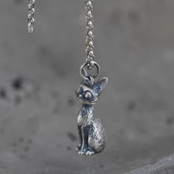 BALMORA Original Argint Pur 925 Drăguț Fox Pandantiv Pentru Femei Barbati Animal Pandantiv Argint Thai Bijuterii Cadou Fara Lant