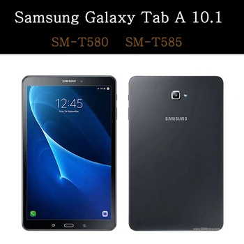 Funda Samsung Galaxy Tab 10.1 2016 SM-T580 SM-T585, Shockproof Caz Comprimat Stand Titular husa Flip Slim Coque + Sticla