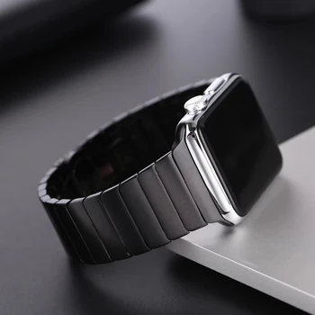 Brățară de Link-ul Pentru Apple Watch Band 42mm 38mm 40mm 44mm Fluture Catarama Clasica din Otel Inoxidabil Curea Pentru iWatch Serie SE 6 5 4