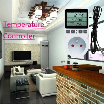 Digital Controler de Temperatura cu Senzor Multifunctional Termostat Wireless Priză Priză cu Temporizator UE/SUA/marea BRITANIE/AU/FR Plug