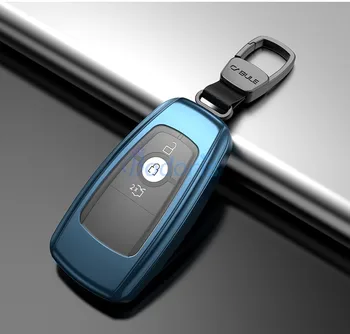 Pentru Ford Explorer 2020 2021 brelocuri Aliaj de Aluminiu Cheie Capac Caz Hoder de Protecție Inel de Coajă de Auto-styling Accesorii