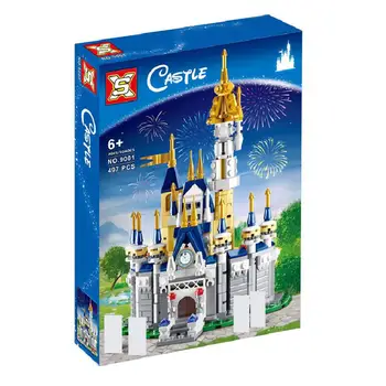 Disney Castel Palate De Asamblare Blocuri Mickey Minnie Mouse, Donald Duck Figura Model Compatibil Cărămizi De Jucărie Pentru Copii Cadouri