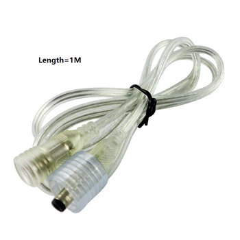 Rezistent la apa DC Extensie Cablu IP68 Masculin Feminin Cristal DC Cablu de Alimentare 1M Wateproof Conector pentru 12V si 24V LED Strip Lumina