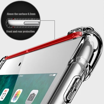 Tableta Caz pentru Samsung Galaxy Tab 10.1 2019 Caz Silicon Coajă Moale TPU Capacul Transparent Pungă de Protecție pentru SM - T510 T515