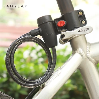 Universal De Protecție Blocare Biciclete De Cablu Din Oțel Inoxidabil Bobina Accesorii Pentru Biciclete Biciclete De Blocare