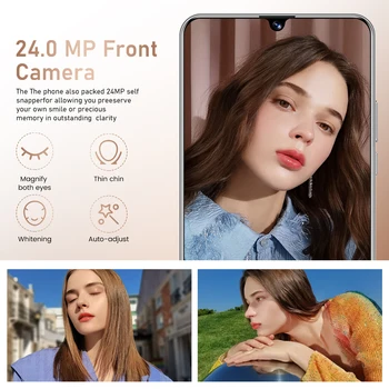 6.6 Inch Galxy S21+ Picătură de Apă Ecranului Smartphone-uri Amprenta Față ID MTK6889 Deca Core 6000mAh Andriod Global Versiune Mobil