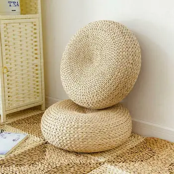 Pai Perna Tatami Pernei Scaunului Yoga Mat Rotund Mat Scaun Seat Pad Perne De Podea Meditație Perna Decorative Decor Acasă