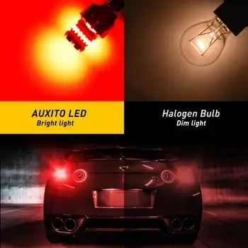 AUXITO 2 buc T20 7443 W21W LED-uri Canbus Lumină Roșie WY21W Strobe Flash de Frână lampa spate Pentru BMW 1 2 3 Seria 5 E90 F20 F21 E81 120I M