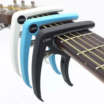 Plastic Capo pentru Chitara cu 6 corzi Acustice, Clasice, Electrice Guitarra Tuning Clemă de Instrumente Muzicale Accesorii