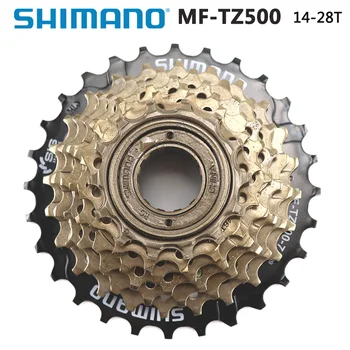 Shimano MF-TZ500 7 Viteza de Biciclete Caseta Pinioane 14-28T 14-34T Pinion 7s Oțel pentru MTB Rutier Biciclete Pliabile, accesorii
