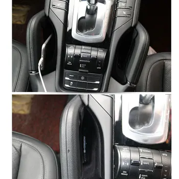 1Pair Auto Cotiera Suport Organizator Recipient Buzunar Interior Consola centrala Decalaj Cutie de Depozitare Suport Pentru Porsche Cayenne 2011-2018