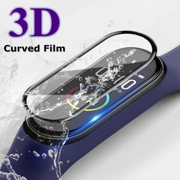 3D Protector de Ecran pentru xiaomi mi band 4 5 Sticlă de Protecție Miband 4 Full Margine Curbat rezistent la zgarieturi pentru xiomi mi band4 Film