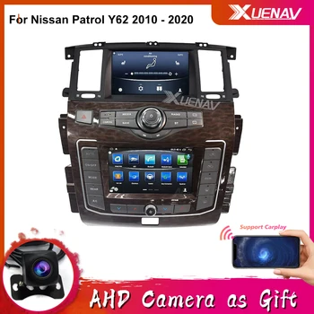 2 Din Sistemul Android Auto Stereo Auto Pentru Nissan Patrol Y62 2010 - 2020 Dual Screen Original Stereo Auto 360 Camer