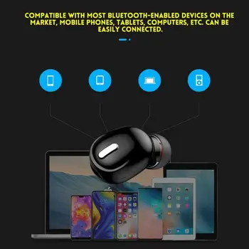 Mini Wireless Bluetooth 5.0 Cască în Ureche Sport cu Microfon Handsfree set de Căști Auriculare Pentru Samsung Huawei Telefon, Căști