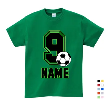 Băieți și Fete Tricouri de Fotbal Numele Tău Fotbal European 2020 Meci de Cupa Zi Shirtfootball Sezon tricouri de fotbal Grafic T-shirt