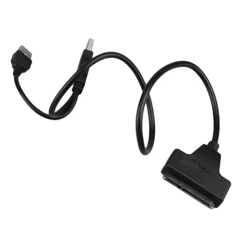 Mai nou USB 2.0 de sex Masculin La SATA 7+15P 22 Pini Cablu Adaptor De la 2.5