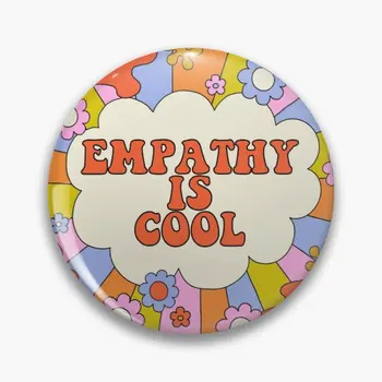 Empatia este Rece - Peach Fuzz Smalț Moale Pin Badge Decorative Haine Insigna de Rever Pin Broșă de Bijuterii pentru Femei