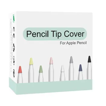 Silicon 8pcs Înlocuirea Sfat Caz Peniță Capac de Protectie Piele pentru Apple Pencil 1 2 Touchscreen Stylus Pen Caz