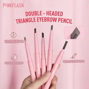 PINKFLASH Sprânceană Creion rezistent la apa Pentru Sprâncene, produse Cosmetice Sprancene Marker Enhancer Maro Pen Creion pentru Sprâncene Cu Perie TSLM1