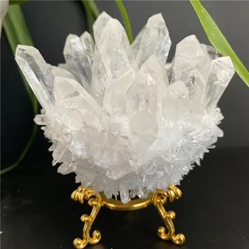 Top Naturale Morion Citrin Phantom Cristal De Cuarț Cluster Punct De Vindecare De Colectare A Mostrelor De Acasă Feng Shui Decor