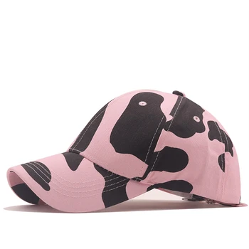 Golf Șapcă de Baseball Streetwear pescuit Snapback Albe de Vara Purple Cow Print Hip Hop Capace Pentru Barbati Femei Sport în aer liber de Tenis