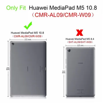 Caz Pentru Huawei Mediapad M5 10.8 Cazuri Cover Pentru Huawei M5 10.8 CMR-AL09 CRM-W09 Smart Flip Piele PU Stand Tableta Acoperă Pielea
