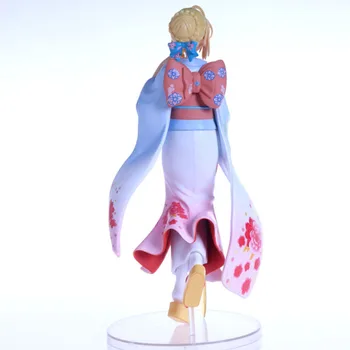 25CM Anime Soarta Sabie Kimono Supradimensionat Figurina PVC Acțiune Figura Ornament Model de Jucărie Cadou de Ziua Colecție de Filme