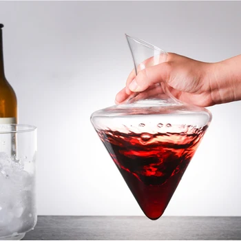 1000ML Decantor de Lux lucrate Manual Cristal Vin Roșu Coniac Pahare de Sampanie Sobru Dispozitiv de Calitate Pentru Bar
