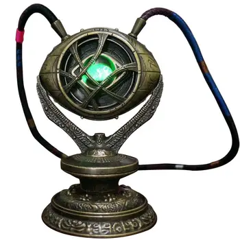 Doctorul Ciudat Colier de Cristal Ochi de Agamotto Pandantiv Infinity War Colier din Metal, cu Bază de Cosplay elemente de Recuzită Cu Lumina