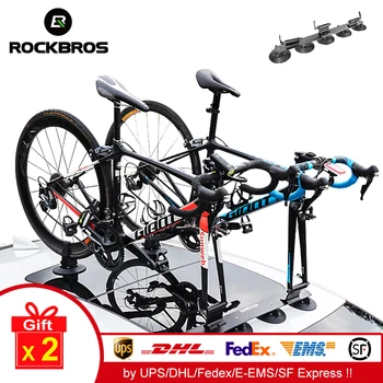 ROCKBROS suport de Biciclete de Aspirație Acoperiș MTB Mountain Road Bike Masina Rafturi Purtător de Instalare Rapidă pentru portbagaj de Acoperiș Accesorii Ciclism