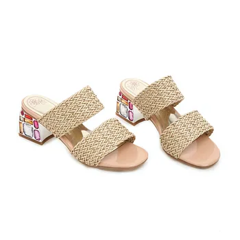 MORAZORA plus dimensiune 33-46 pantofi de vara pentru femeie de moda elegant pentru femei papuci confortabili din piele pu pentru femei catâri pantofi alb