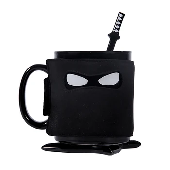 Creative Ninja cana, Masca Neagra Asasineze Cafea ceramica ninja cesti,Cafea Ceai Lapte cana Noutate Cadouri japoneze ceasca de cafea ceasca