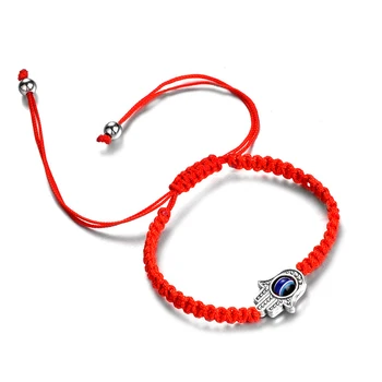 New Lucky Red String Hand-Made Albastru Deochi Cabala Brățară Moda Dantelă-Up Chic Femei Barbati Câteva Bijuterii Cadou En-Gros