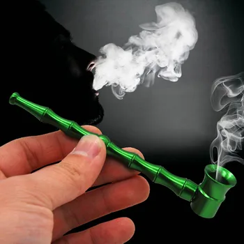 Mici Detașabile Tutun Tulpini Smok Conducte Metalice Portabile Creative Fumat Pipa Planta De Tutun Conducte Cadouri Polizor Fum Instrumente Bărbați