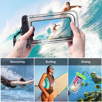 2021 fierbinte Universal de Telefon rezistent la apa Caz rezistent la Apă Sac Husă Telefon Mobil PV Cover Pentru iPhone 12 11 Pro Max 8 7 Plus Samsung